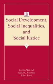 Tapa de Social development, social inequalities, and social justice