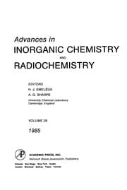 Tapa de Advances in inorganic chemistry and radiochemistry
