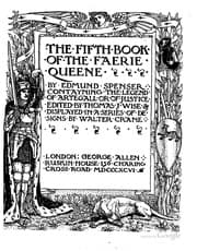 Tapa de Spenser's Faerie queene