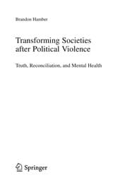 Tapa de Transforming societies after political violence