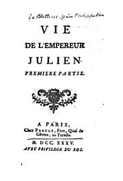 Tapa de Vie de l'empereur Julien ...