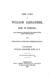Tapa de the life of william alexander, earl of stirling;