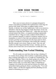 Tapa de How dogs think
