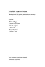 Tapa de Creoles in education