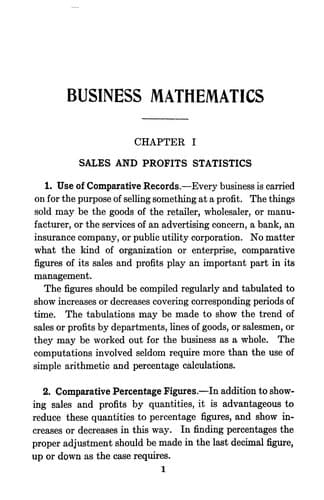 Tapa de Business mathematics
