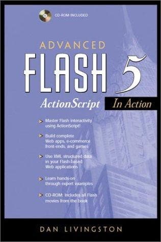 Tapa de Advanced Flash 5, ActionScript in Action