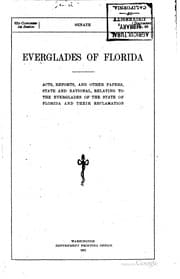 Tapa de ... Everglades of Florida