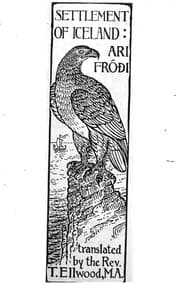 Tapa de The Book of the Settlement of Iceland: Tr. from the Original Icelandic of ...