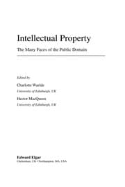 Tapa de Intellectual property