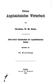 Tapa de Kleines angelsächsisches Wörterbuch: Nach Brein's Sprachschatz der ...