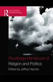 Tapa de Routledge handbook of religion and politics