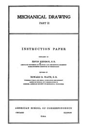 Tapa de Mechanical Drawing: Instruction Paper