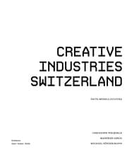 Tapa de Creative industries Switzerland