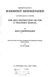 Tapa de Harmony Modernized: A Course Equally Adapted for Self-instruction Or for a ...