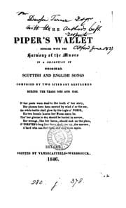 Tapa de The piper's wallet, supplied with the harmony of the muses, in a collection of original songs ...