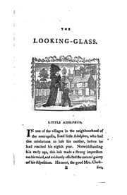 Tapa de The Looking-glass for the Mind; Or, Intellectual Mirror;: Being an Elegant ...