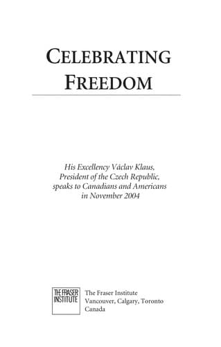 Tapa de Celebrating freedom