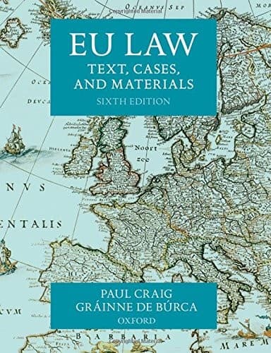 Tapa de EU Law: Text, Cases, and Materials