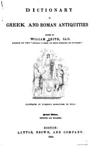 Tapa de A Dictionary of Greek and Roman Antiquities