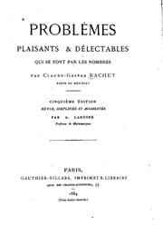 Tapa de Problèmes plaisants & Délectables qui se font par les nombres: qui se font ...