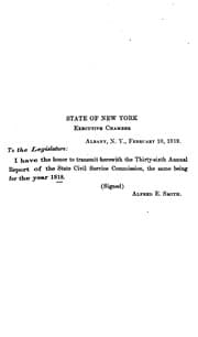 Tapa de Report of the State Civil Service Commission