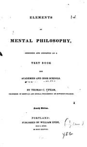 Tapa de Elements of Mental Philosophy: Abridged and Designed as a Text Book for ...