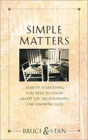 Tapa de Simple matters