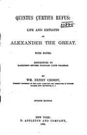 Tapa de Quintus Curtius Rufus: Life and Exploits of Alexander the Great