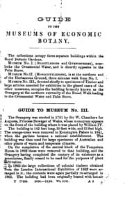 Tapa de Official Guide to the Museums of Economic Botany: No. 3. Timbers