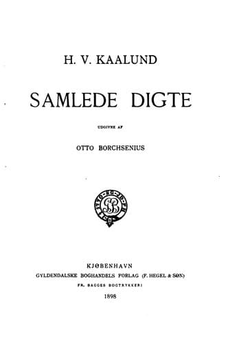 Tapa de Samlede digte