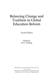 Tapa de Balancing change and tradition in global education reform