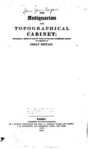 Tapa de The antiquarian and topographical cabinet