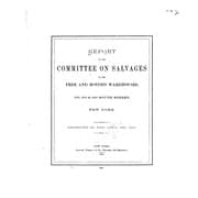 Tapa de Report of the Committee on Salvages in the Free and Bonded Warehouses, 276, 278 & 280 South ...
