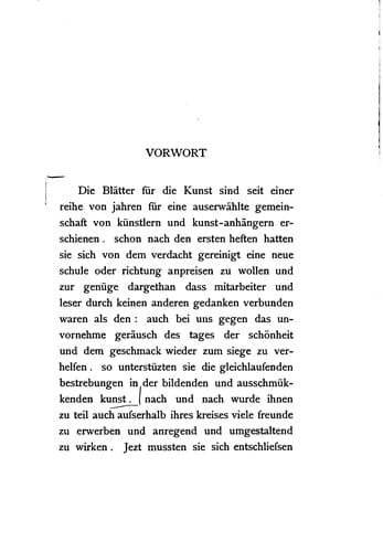 Tapa de Blätter für die Kunst