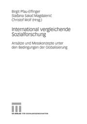 Tapa de International vergleichende Sozialforschung