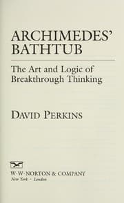 Tapa de Archimedes' Bathtub The Art and Logic of Breakthrough Thinking