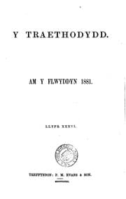 Tapa de Y Traethodydd