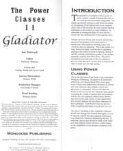 Tapa de The Power Classes: Gladiator (d20 System)