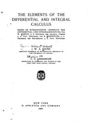 Tapa de The elements of the differential and integral calculus