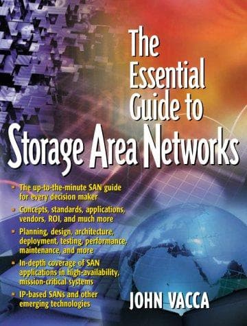 Tapa de The Essential Guide to Storage Area Networks