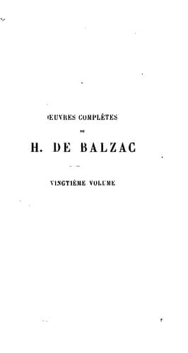 Tapa de Oeuvres complètes