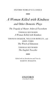 Tapa de A woman killed with kindness and other domestic plays