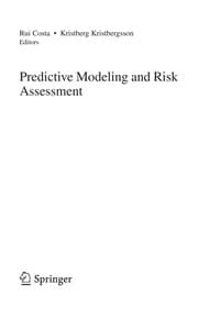 Tapa de Predictive Modeling and RiskAssessment