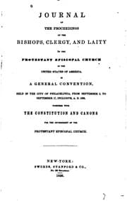 Tapa de Journal of the Proceedings of the Bishops, Clergy and Laity of the Protestant Episcopal Church ...