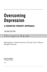 Tapa de Overcoming depression