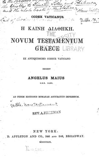 Tapa de Codex vaticanus