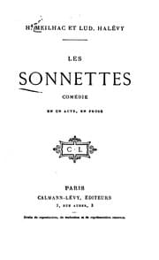 Tapa de Les sonnettes: comédie en un acte, en prose