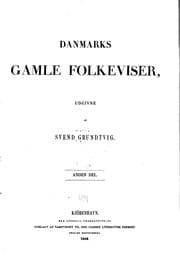 Tapa de Danmarks gamle folkeviser