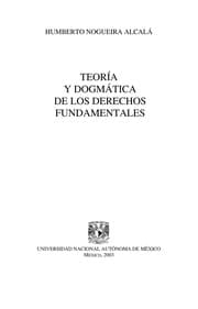 Tapa de Teoría y docmática de los derechos fundamentales