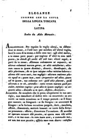 Tapa de Eleganze insieme con la copia della lingua toscana e latina: utilississime ...